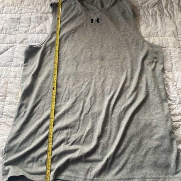 Under Armour Mens Velocity Muscle Tank Loose Fit Gray Men's Medium - Picture 6 of 6